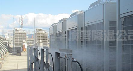機房空調噴霧降溫三大優點_空調外機噴霧降溫