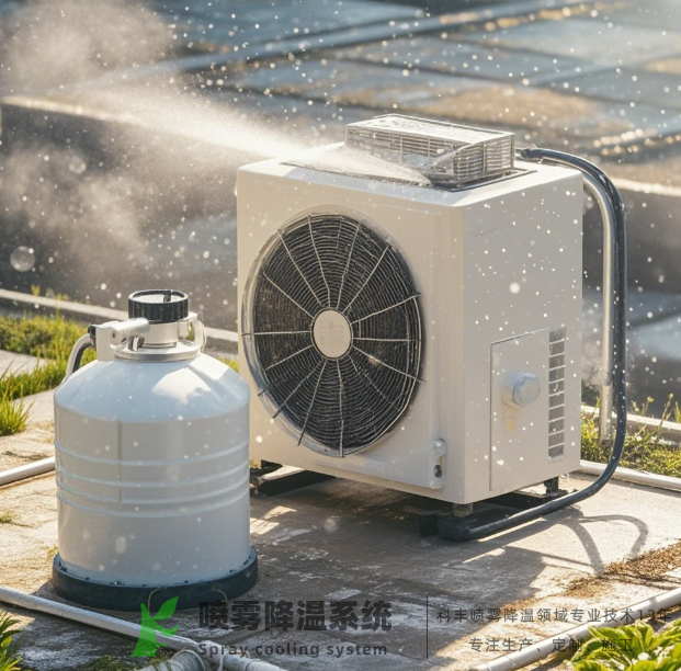 空調熱泵噴霧降溫系統概述
